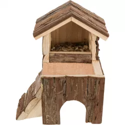 Dřevěný domek BJORK pro křečky, 2 místnosti 15 x 15 x 16 cm TRIXIE