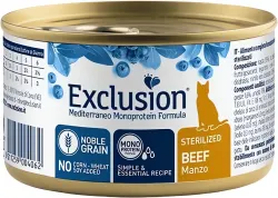 Exclusion Cat Sterilised Beef 85g