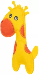 Filcová žirafa, hračka pro kočky s catnipem, 15 cm, žlutá/oranžová TRIXIE