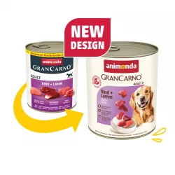 GRANCARNO Adult - hovězí, jehněčí 800g Animonda