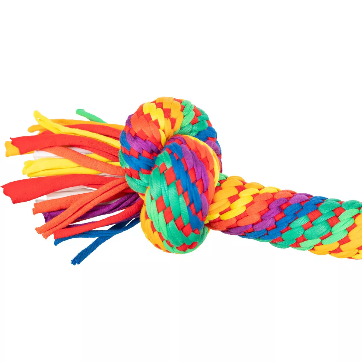 Hrací činka / přetahovadlo 45 cm, 3 uzly, multikolor - LIMITOVANÁ NABÍDKA TRIXIE