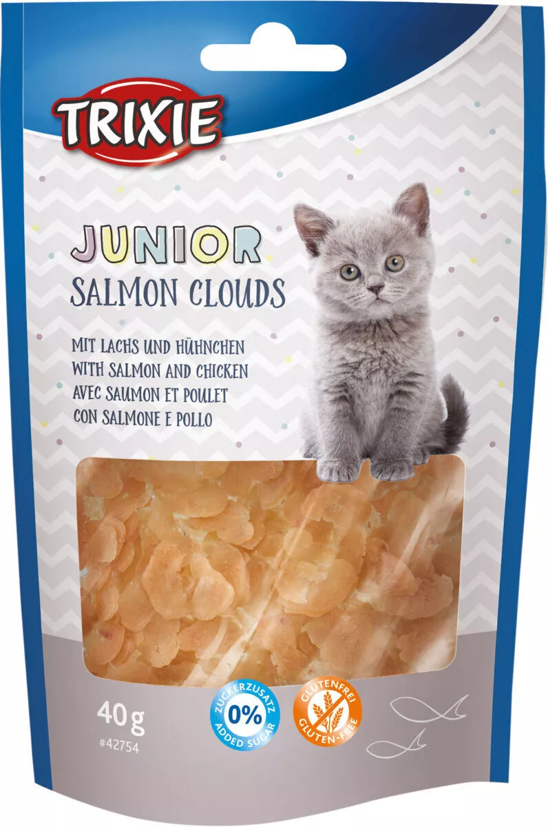 Junior Salmon Clouds - lososové kousky pro koťata 40 g TRIXIE