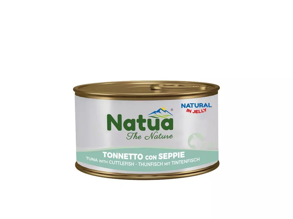 Natua jelly cat tuna with cuttlefish 85g