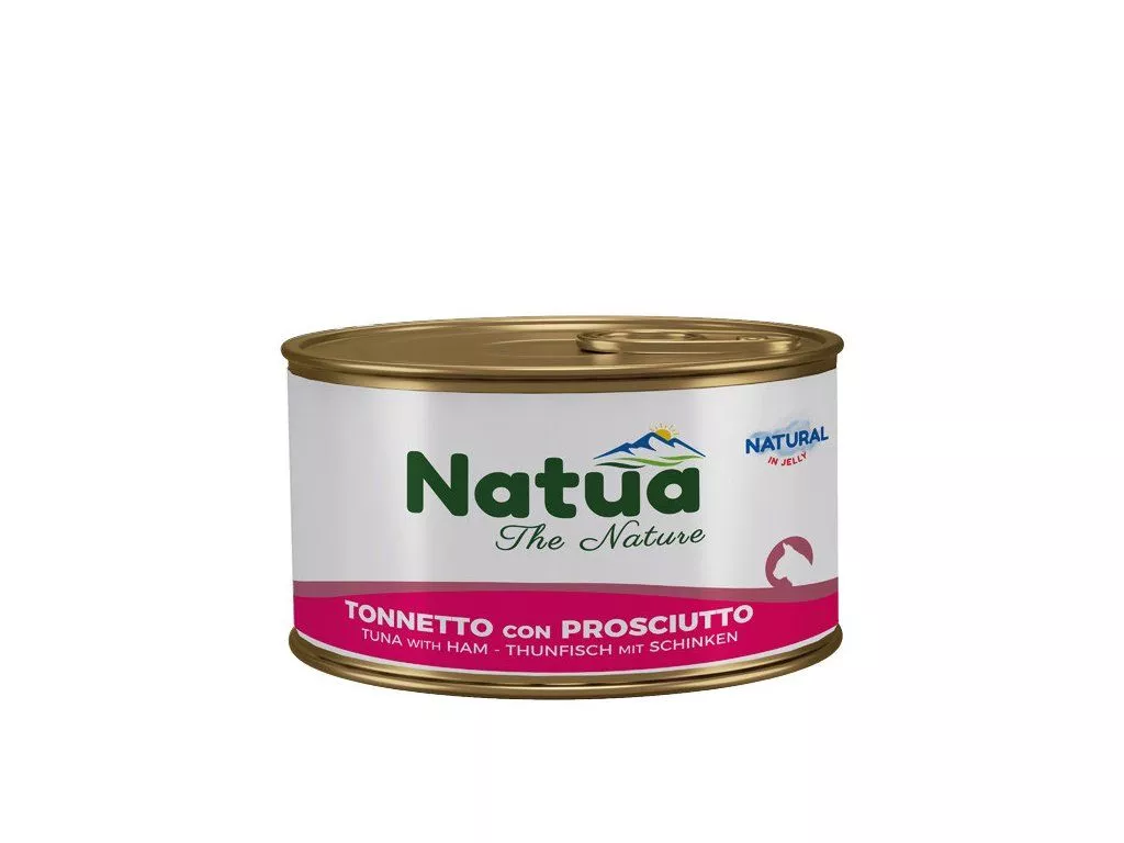 Natua jelly cat tuna with ham 85g