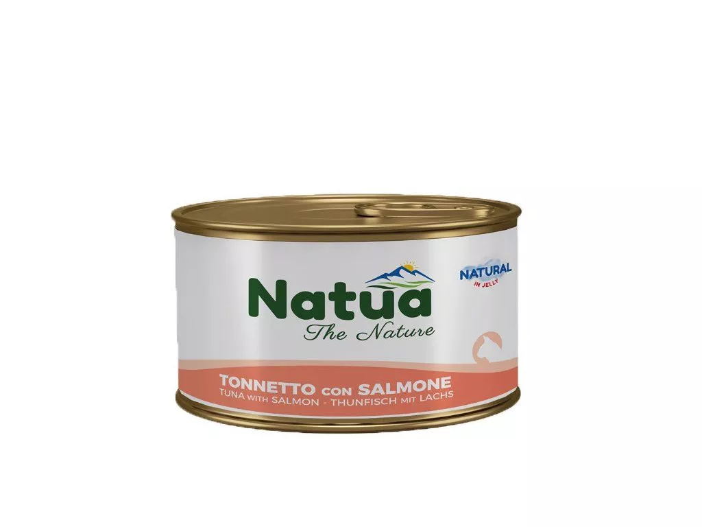 Natua jelly cat tuna with salmon 85g