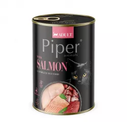 PIPER CAT konzerva pro kočky, s lososem 400g