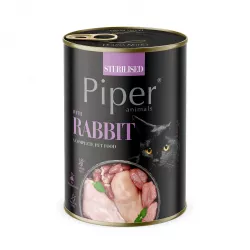 PIPER CAT konzerva pro sterilizované kočky, s kálíkem, 400g