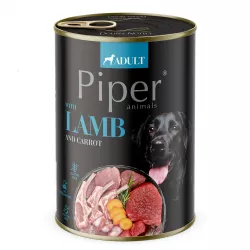 PIPER s jehněčím, mrkví a rýží, konzerva pro psy 400g PIPER s jehněčím, mrkví a rýží, konzerva pro psy 400g