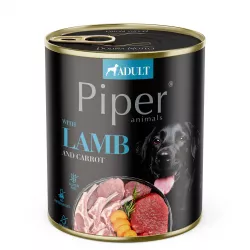 PIPER s jehněčím, mrkví a rýží, konzerva pro psy 800g PIPER s jehněčím, mrkví a rýží, konzerva pro psy 800g