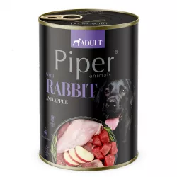 PIPER s králíkem, konzerva pro psy 400g
