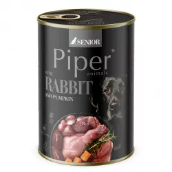 NEW PIPER SENIOR s králíkem a dýní, konzerva pro psy 400 g NEW PIPER SENIOR s králíkem a dýní, konzerva pro psy 400 g