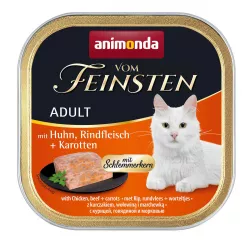 V.Feinsten CORE kuřecí, hovězí maso + mrkev pro kočky 100g Animonda V.Feinsten CORE kuřecí, hovězí maso + mrkev pro kočky 100g Animonda