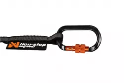 Vodítko Touring bungee leash 2,8m/23mm - šedá Loype