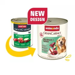 GRANCARNO Adult - s jelením masem a jablky 800 g Animonda GRANCARNO Adult - s jelením masem a jablky 800 g Animonda
