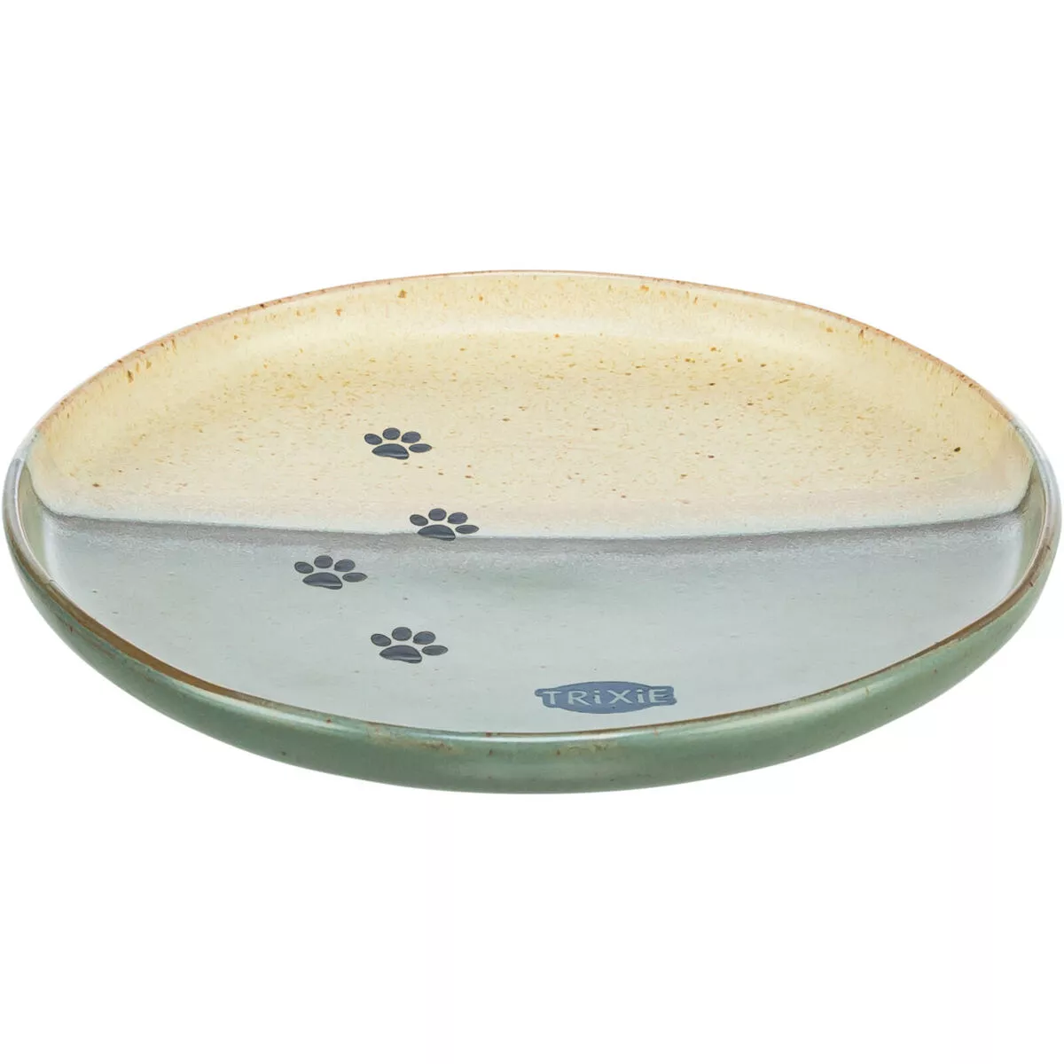 Miska, keramická, 0,2 l, průměr 16 cm, zelená/béžová TRIXIE
