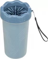 PAW CLEANER - kalíšek k čištění tlapek, L-XL, silikon/plast, modrá