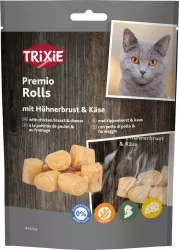 PREMIO Chicken & Cheese Rolls - válečky s kuřetem a sýrem, 50 g TRIXIE