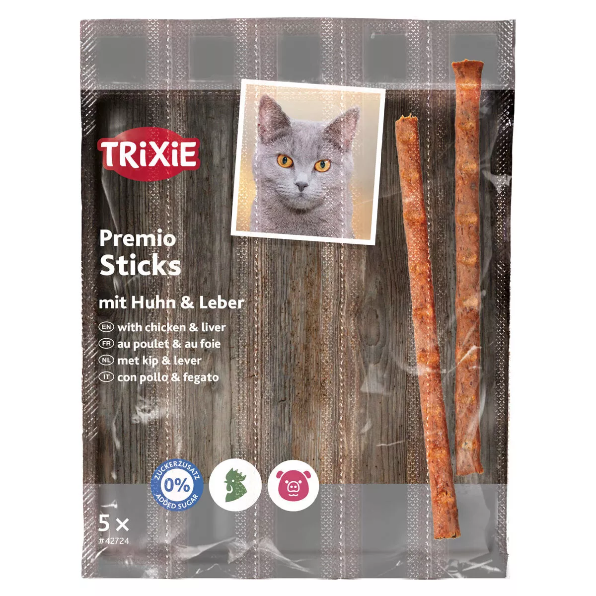 PREMIO Quintett tyčinky drůbeží/játra 5 x 5 g TRIXIE