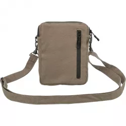 Taštička na pamlsky ø 16 × 21 cm, manšestrový vzhled, polyester, hnědá TRIXIE