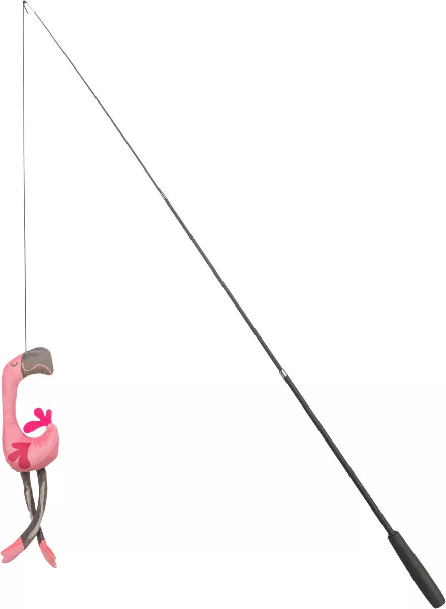 Teleskopický hrací prut s plameňákem, 42 - 106 cm, sklolaminát TRIXIE