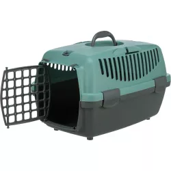 Transportní box CAPRI I, XS: 32x31x48cm (max. 6kg), tmavě šedá/petrolejová TRIXIE