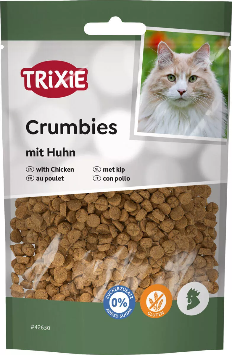Crumbies, krutonky s kuřecím, 78 % masa, 50 g TRIXIE