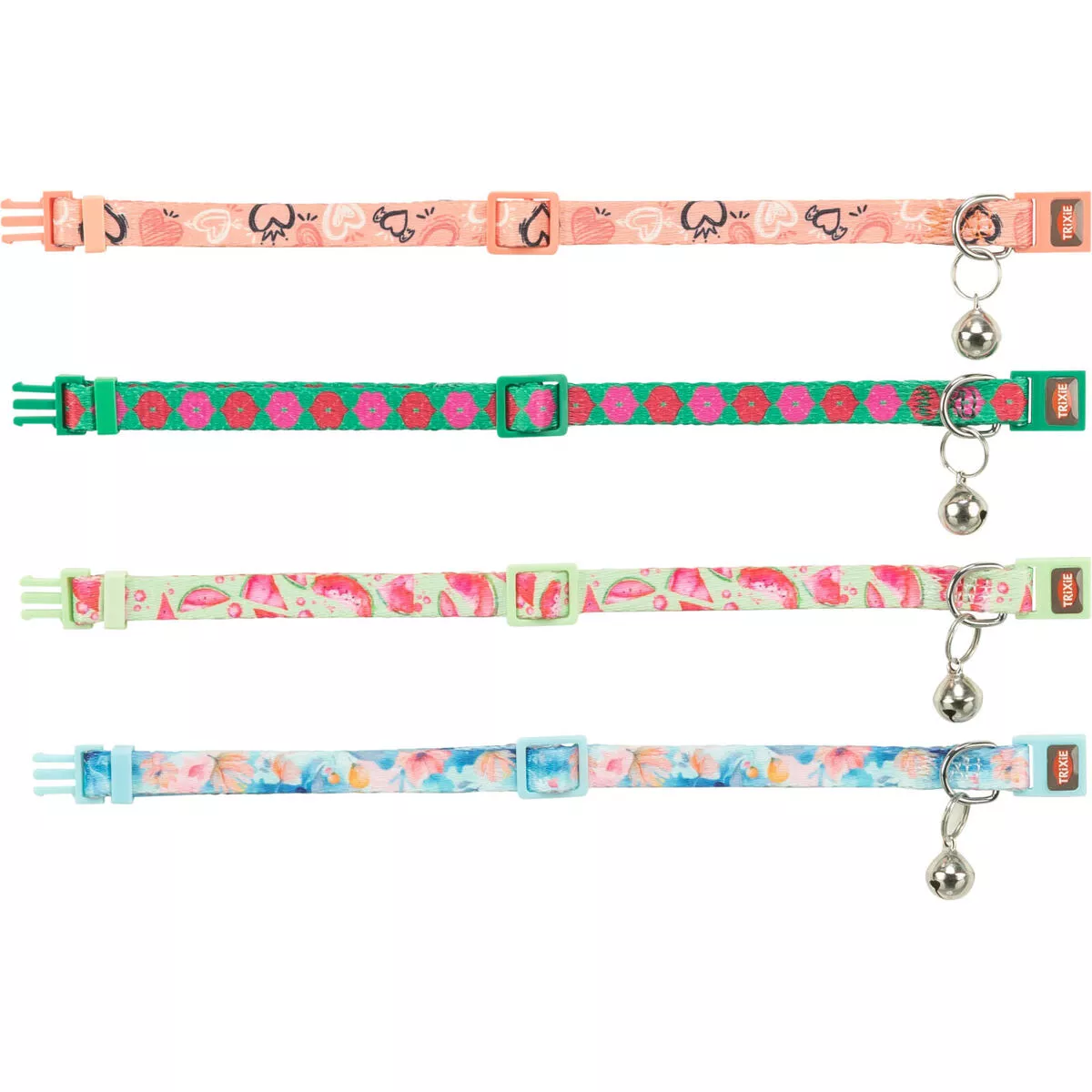 Obojek pro kočky, Flower Power, 19–31 cm/10 mm, různé barvy TRIXIE