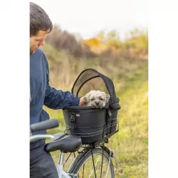 Přepravka na zadní nosič kola pro psa,kryt síťovina 48x29x42 TRIXIE