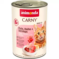 ANIMONDA konzerva CARNY Adult - krůta, kuře+ráčci 400g