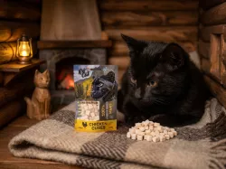 KIDCAT SUPER PREMIUM 100% freeze dried CHICKEN CUBES - kuřecí maso mrazem sušené, 25 g