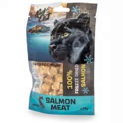 KIDCAT SUPER PREMIUM 100% freeze dried SALMON - maso z lososa mrazem sušené, 25 g KIDCAT SUPER PREMIUM 100% freeze dried SALMON - maso z lososa mrazem sušené, 25 g