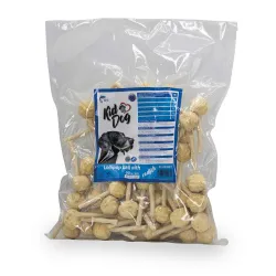 KIDDOG BUFFET lízátko kulička s mořskou treskou [50 ks], ø 3 / 8,5 cm / 16 g