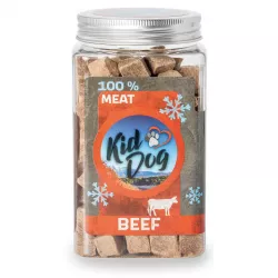 KIDDOG Super Premium 100% freeze dried BEEF CUBES - čistá hovězí svalovina sušená mrazem 70 g KIDDOG Super Premium 100% freeze dried BEEF CUBES - čistá hovězí svalovina sušená mrazem 70 g