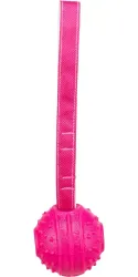 Soft & Strong, míček s poutkem, TPR, 27 cm, růžová TRIXIE