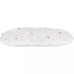 Xmas cushion NIVIA, vánoční polštář oválný, 70 x 47 cm, krémový TRIXIE