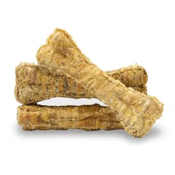 KIDDOG 100% Natural Snack, buvolí průdušnice ve tvaru kosti 15 cm / 200 g (2 ks)