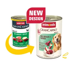 GRANCARNO Adult - s jelením masem a jablky 400 g Animonda GRANCARNO Adult - s jelením masem a jablky 400 g Animonda
