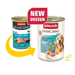 GRANCARNO Adult - s lososem a špenátem 400 g Animonda