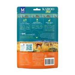 KAROO Wild African Antelope OREGANO, tréninkové kousky, antilopa s oreganem, 113 g Montego Pet Nutrition KAROO Wild African Antelope OREGANO, tréninkové kousky, antilopa s oreganem, 113 g Montego Pet Nutrition