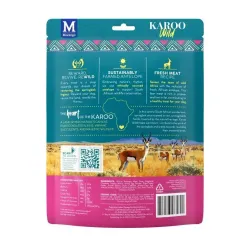 KAROO Wild African Antelope ROSEMARY, tréninkové kousky, antilopa s rozmarýnem, 113 g Montego Pet Nutrition