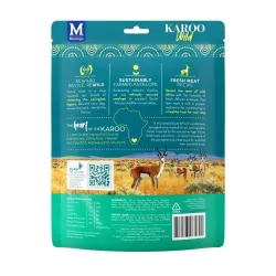 KAROO Wild African Antelope THYME, tréninkové kousky, antilopa s tymiánem, 113 g Montego Pet Nutrition