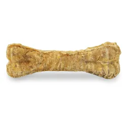 KIDDOG 100% Natural Snack, buvolí průdušnice ve tvaru kosti 15 cm / 200 g (1 ks/bal)