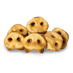 KIDDOG 100% Natural Snack přírodní vepřový rypáček JUMBO XXL popcorn 9 cm (10ks/bal.)