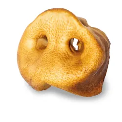 KIDDOG 100% Natural Snack přírodní vepřový rypáček JUMBO XXL popcorn 9 cm (10ks/bal.)