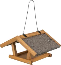 Krmítko pro ptáky, závěsné, 30 × 18 × 28 cm, borové dřevo, hnědá TRIXIE