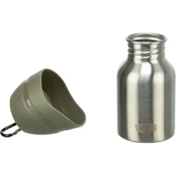 Láhev kovová s plastovou miskou 300 ml TRIXIE