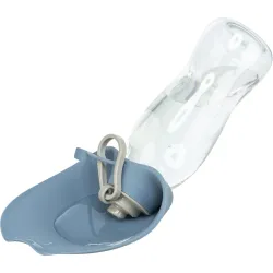 Lahev na vodu se sklopnou silikonovou miskou, 0.55 l, plast/silikon TRIXIE