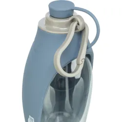 Lahev na vodu se sklopnou silikonovou miskou, 0.55 l, plast/silikon TRIXIE