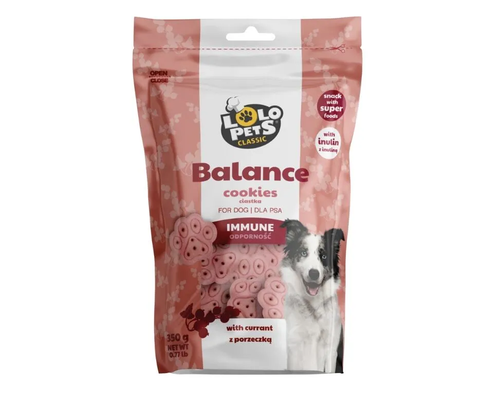 LOLOPets Cookies IMMUNE, sušenky na podporu imunity, 350 g