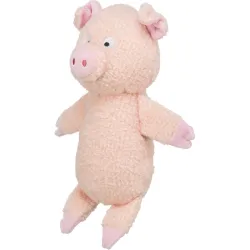 Prasátko, plyšová hračka pro psy, 34 cm, růžová TRIXIE
